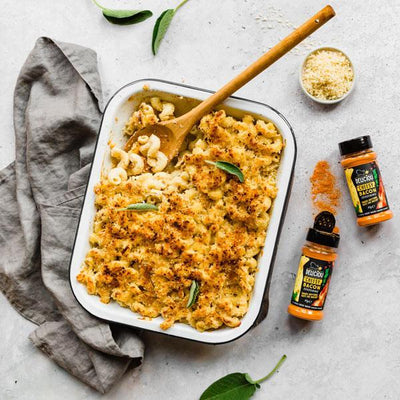 Plant-Based Bacon Mac and Cheese