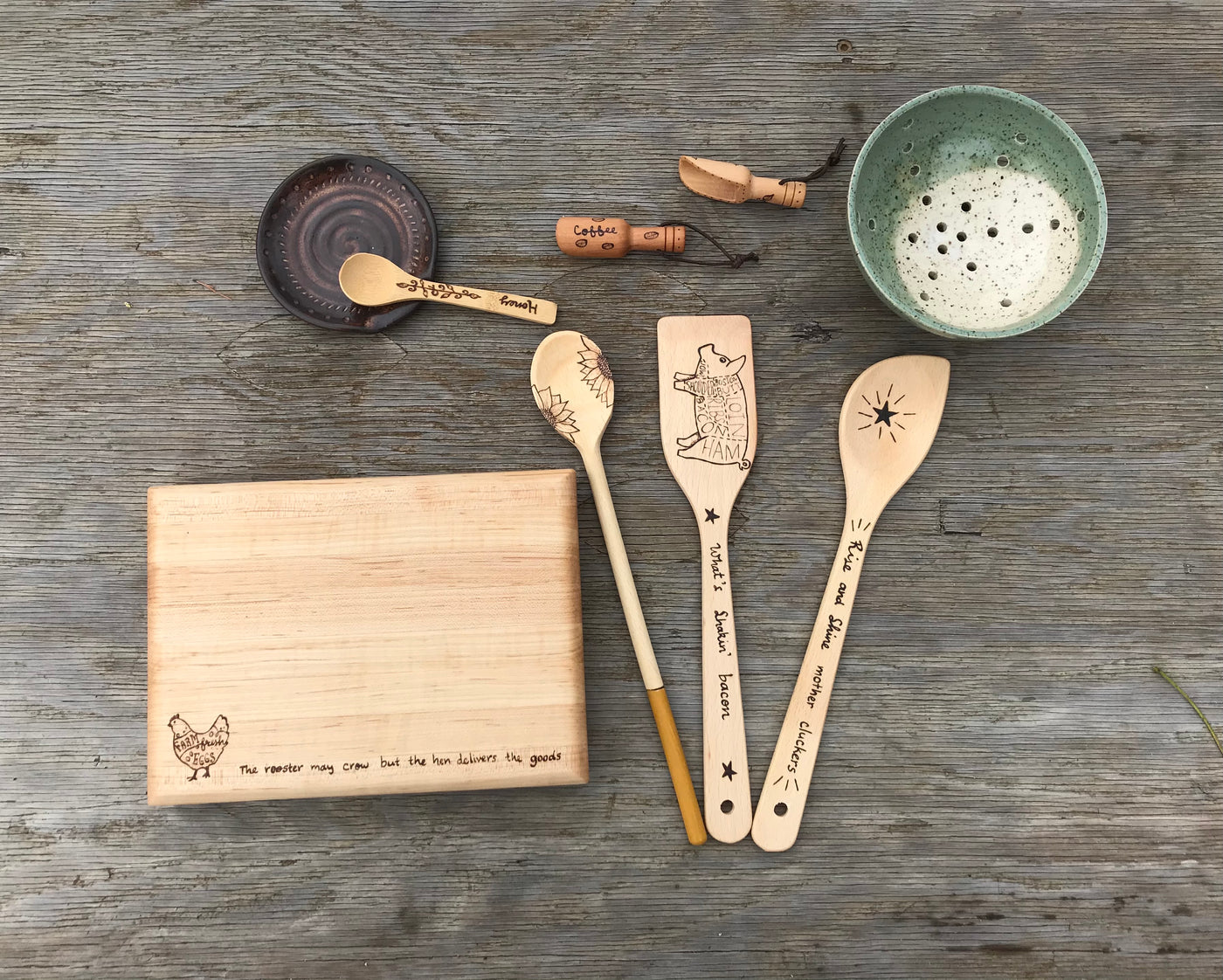 Wooden Cooking Utensil Care.  Wood Cutting Board Care.  Info on how to care for your wooden kitchen items so they will last a long time.