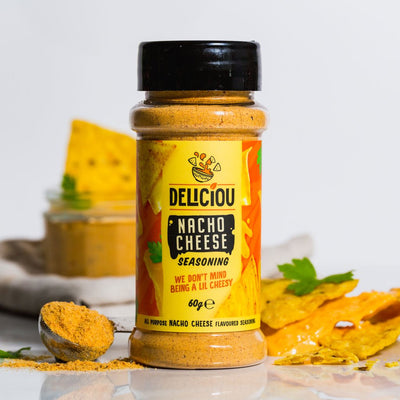 Nacho Cheese Seasoning.  Plant Based Seasonings.  Add healthy cheesy flavor to your foods