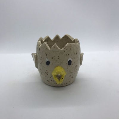 Handmade Pottery Chicken Egg Yolk Separator.  Farmhouse Themed Kitchen Tools and Decor. Useful Kitchen Gifts.