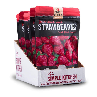 freeze dried strawberries.  pantry fruits.
